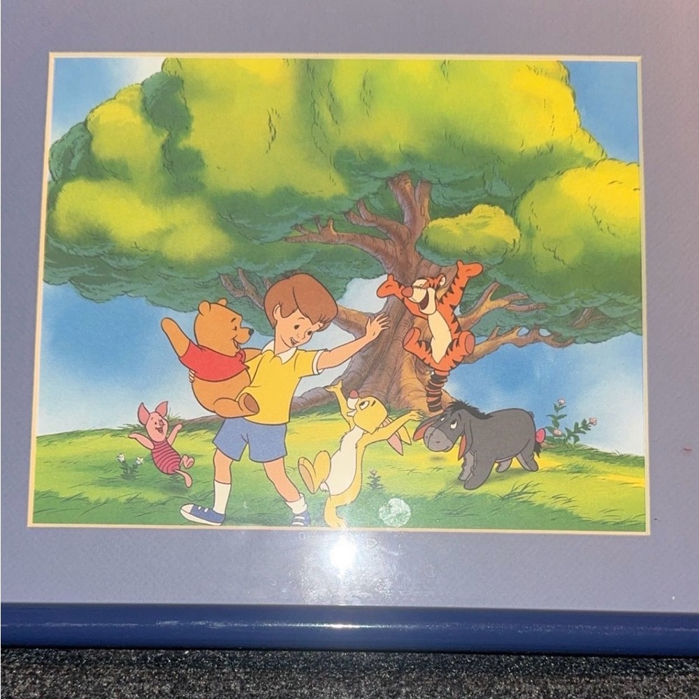 Disney Art Print with Blue and Green Accents